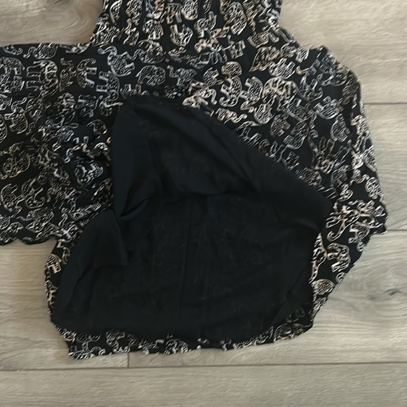 MAEVE Anthropologie Elephant Faux Wrap Dress Size XSP - Picture 6 of 7